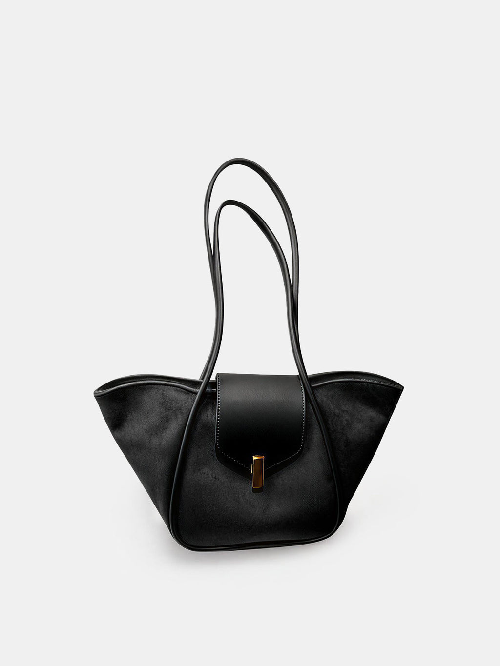Minimalist Flap Clasp Shoulder Bag
