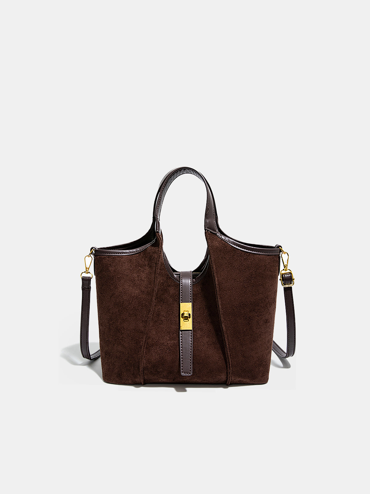 Sac à main à anse supérieure en daim d'inspiration vintage