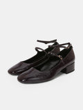 Mary-Jane-Pumps mit Blockabsatz
