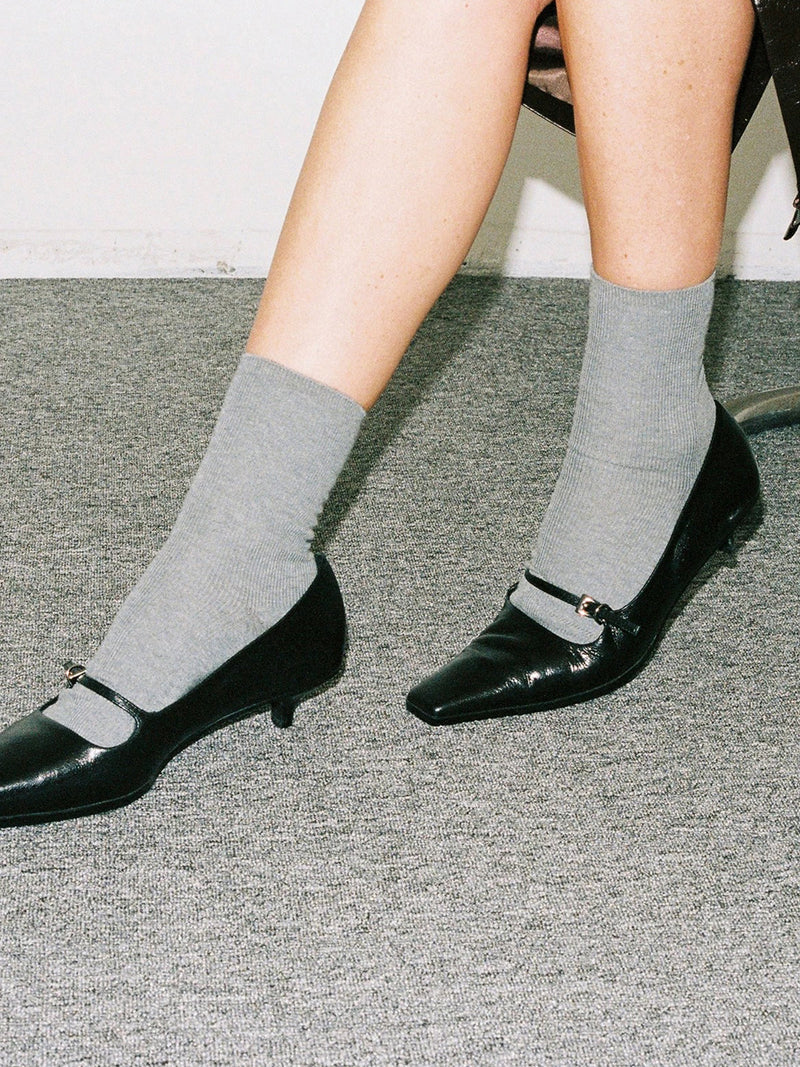 Square Toe Mary Jane Pumps
