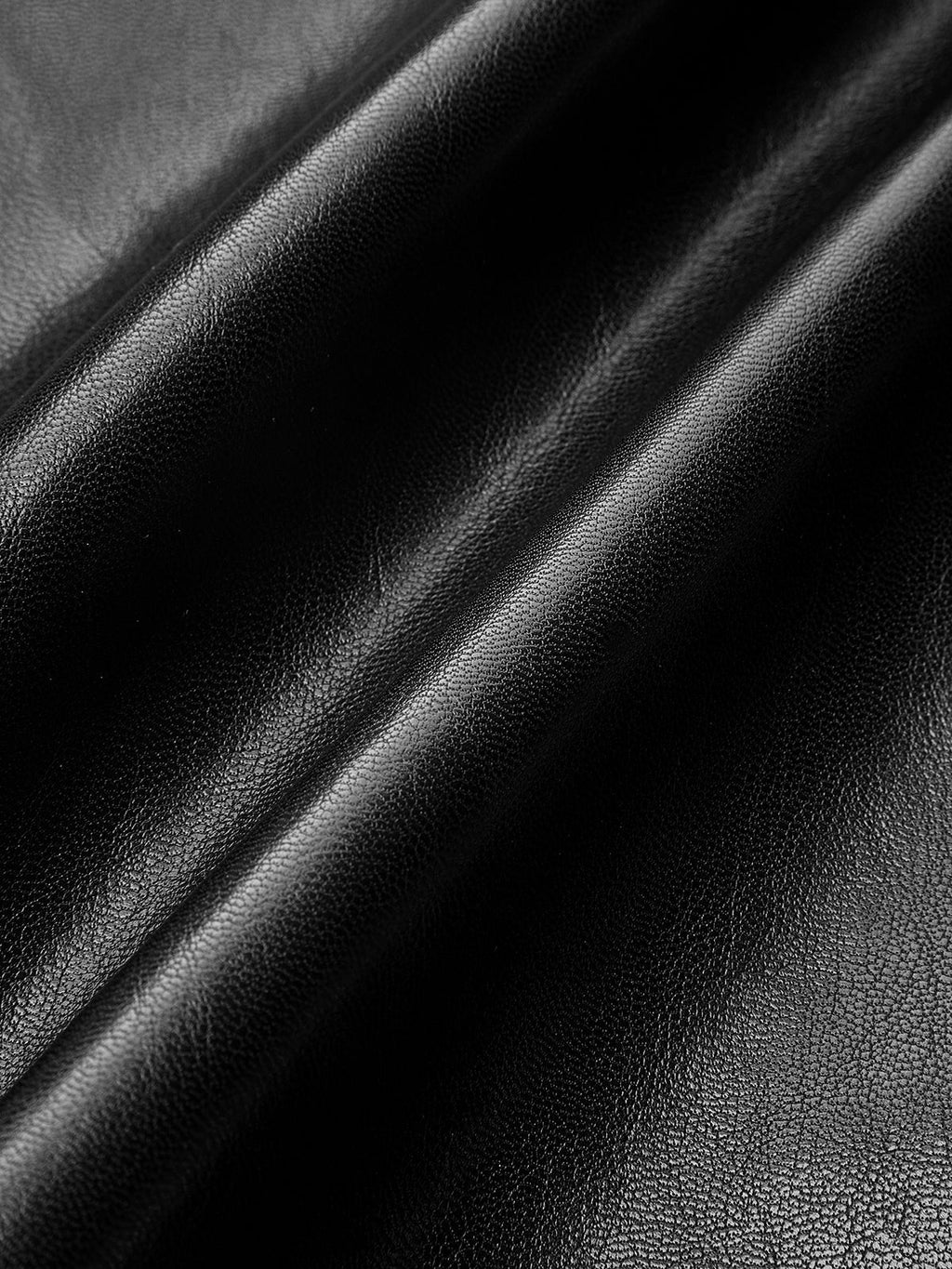 Pantalon en similicuir à taille asymétrique