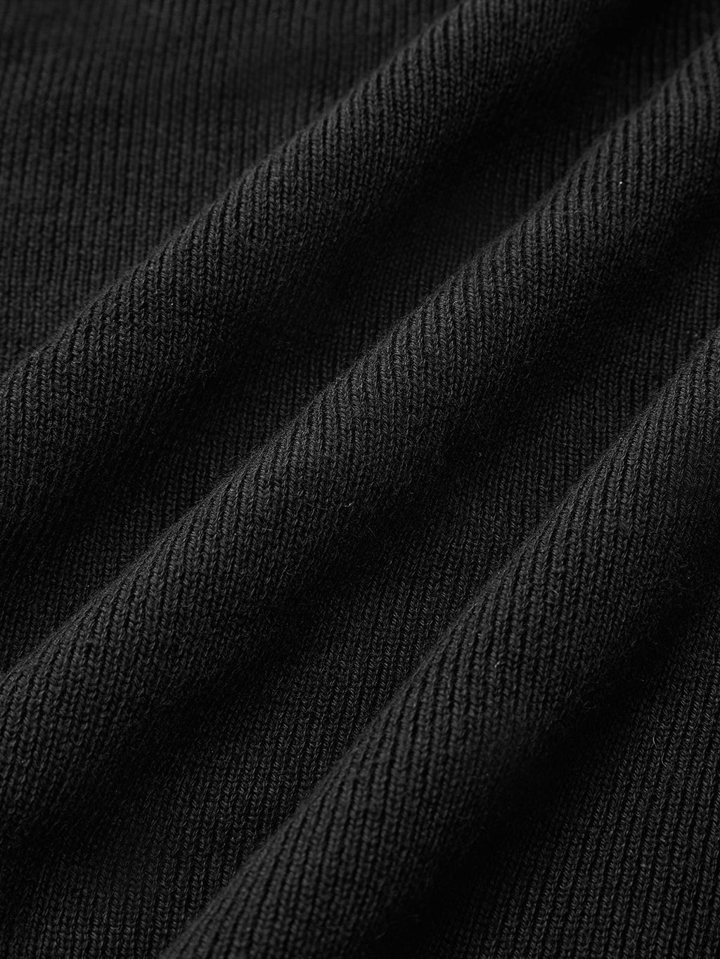 Oversized Mock-Neck Strickpullover mit Blumenstickerei