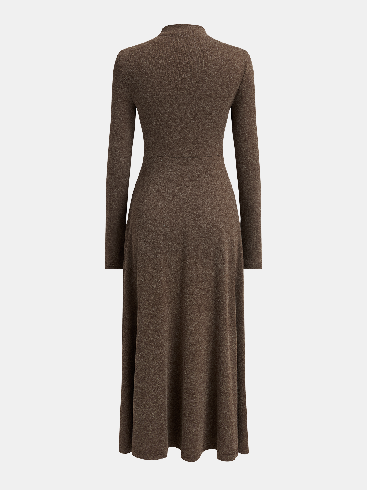 Asymmetrisches Kleid mit Knopfdetails