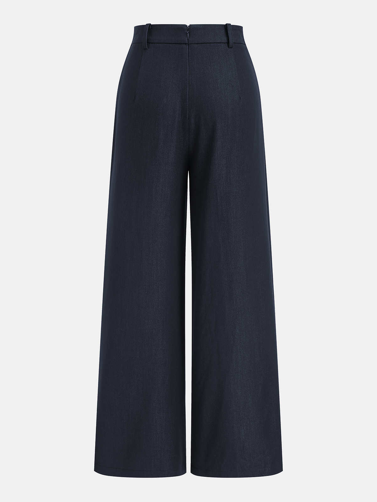 Asymmetrische weite Hose mit Schnallendetail