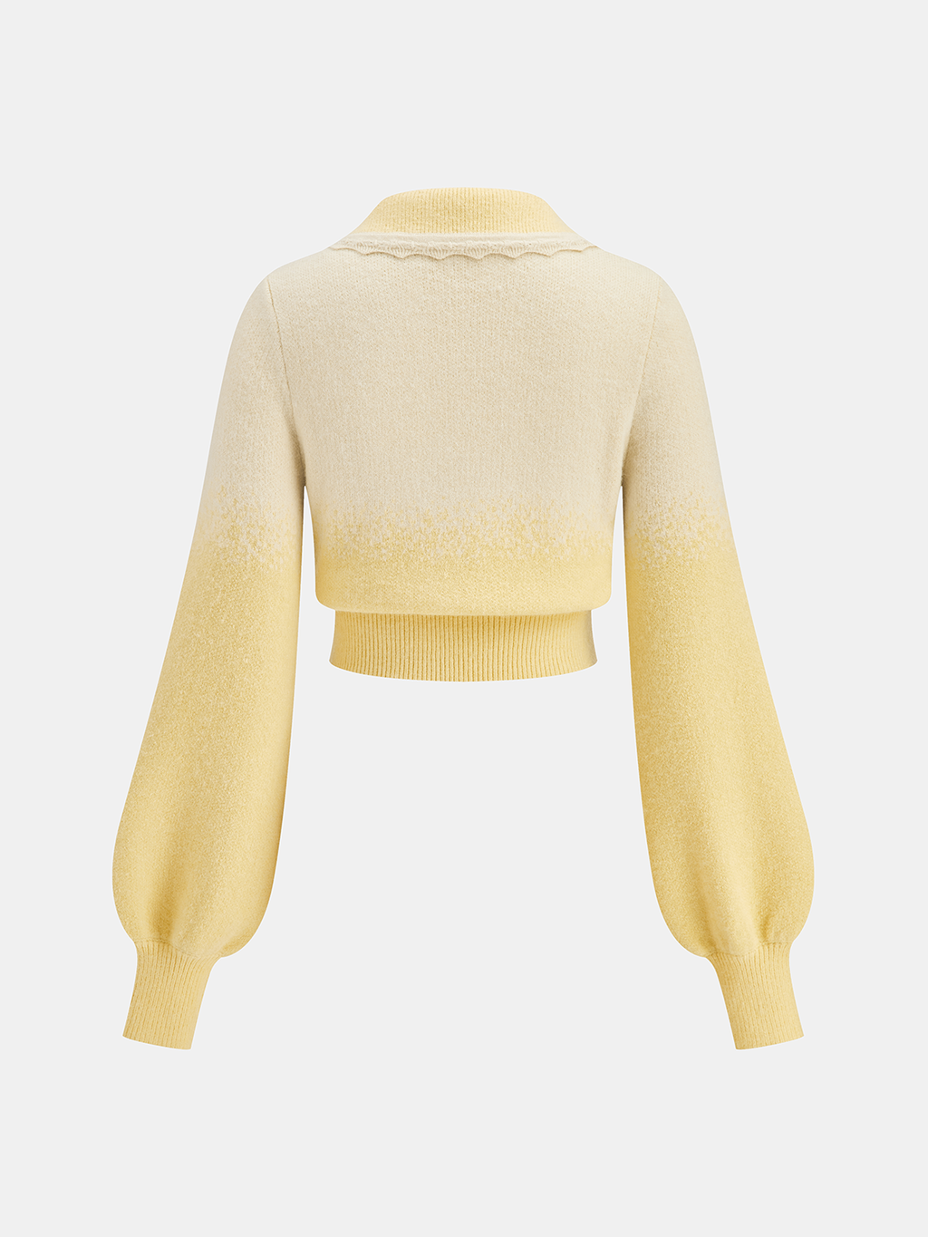 Ensemble haut tricoté ombré et mini-jupe