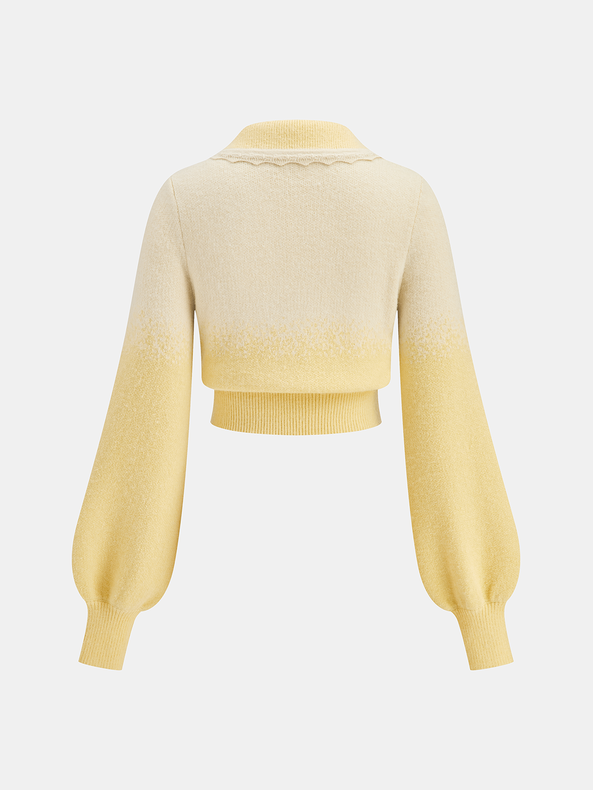 Ensemble haut tricoté ombré et mini-jupe