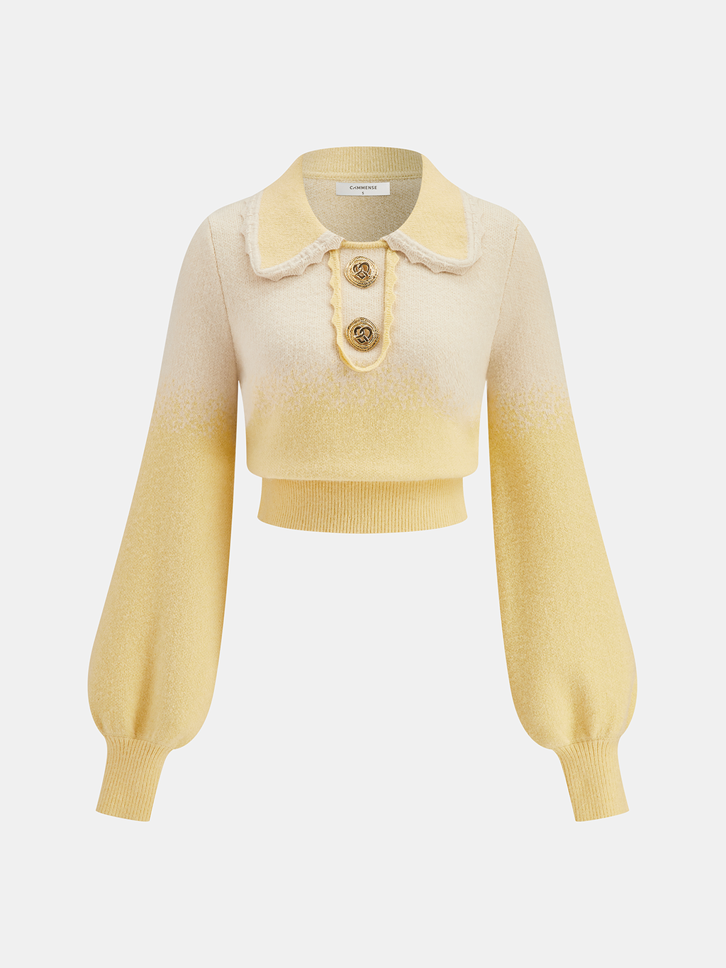 Ensemble haut tricoté ombré et mini-jupe
