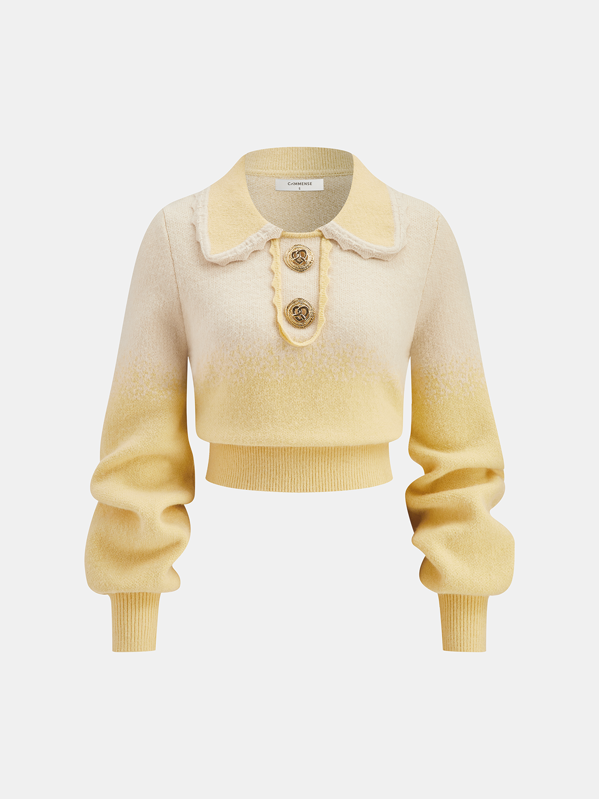 Ensemble haut tricoté ombré et mini-jupe