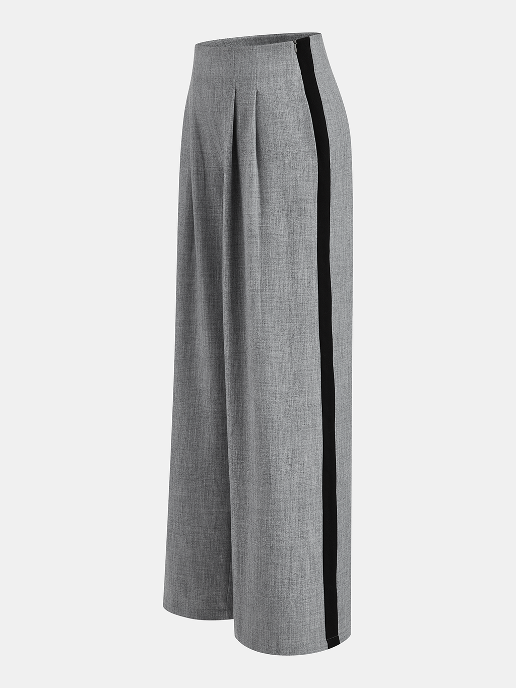 Bundfaltenhose mit weitem Bein