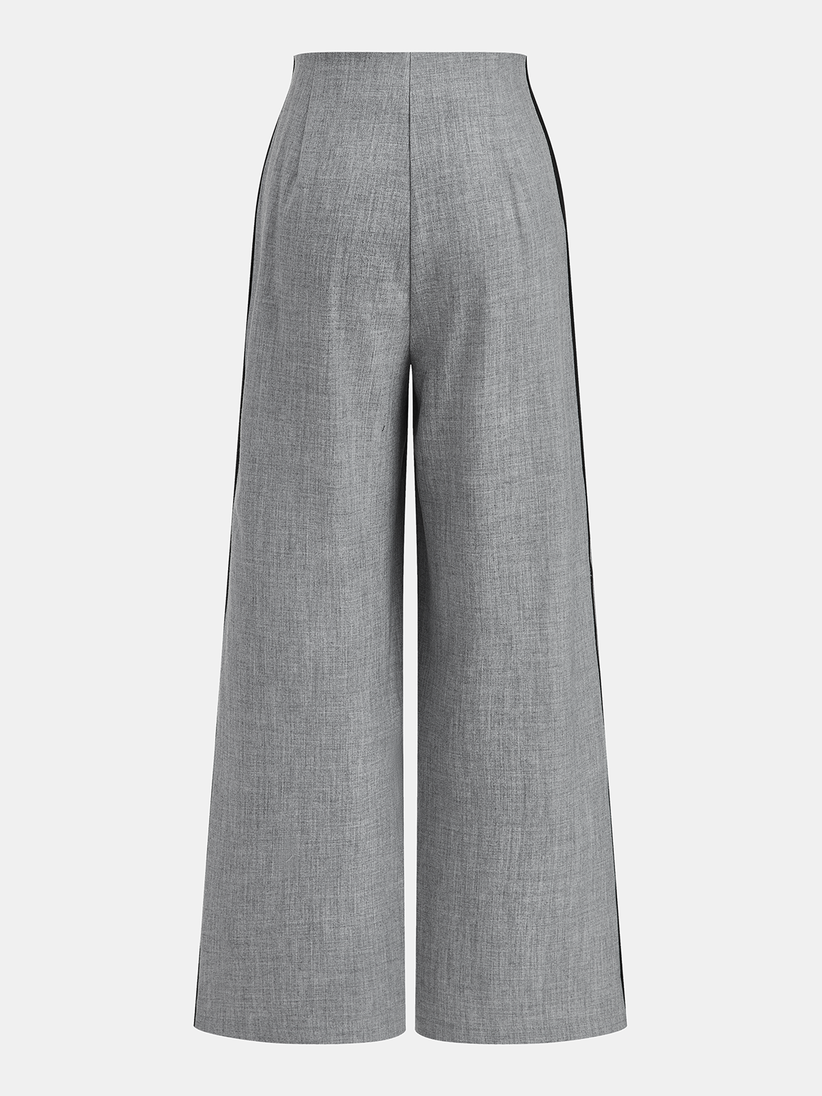 Pantalon plissé à jambes larges
