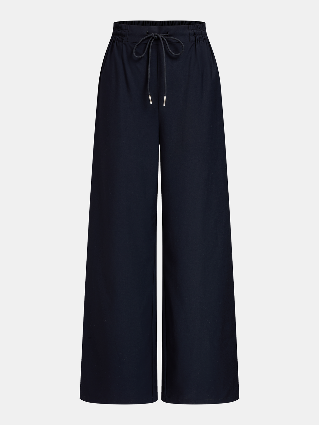 Pantalon large à taille coulissante