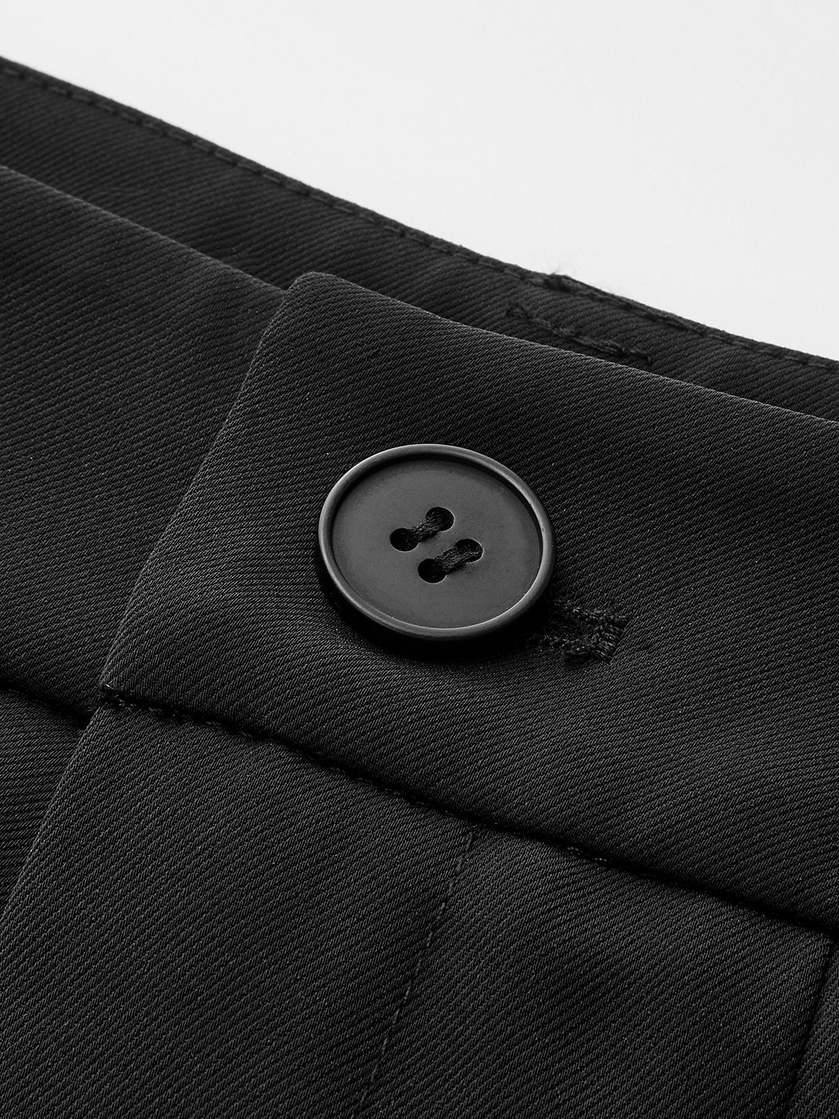 Pantalon large plissé taille mi-haute