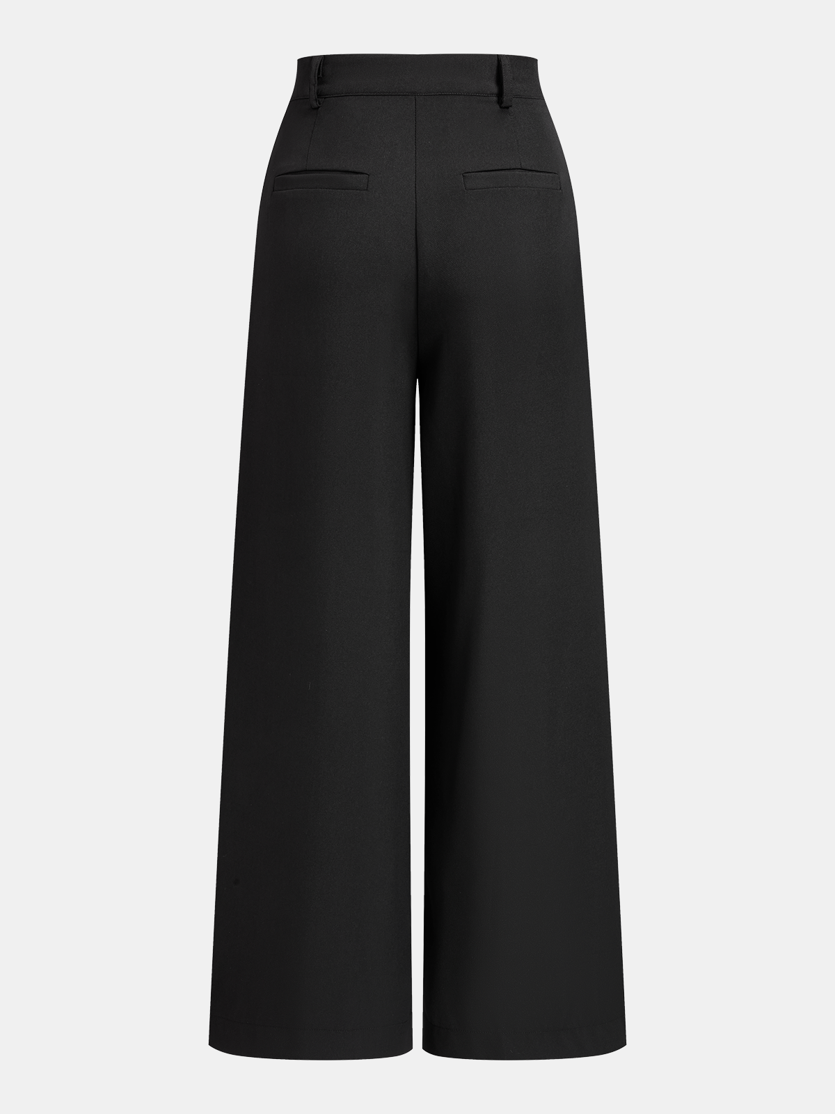 Wrap-Front Wide-Leg Pants