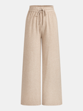 Pantalon ample en maille à cordon de serrage