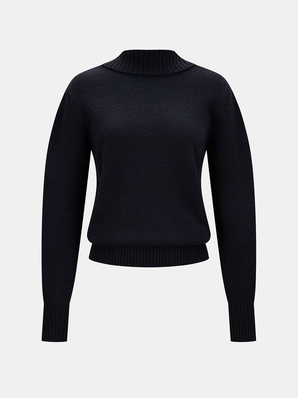 Strickpullover mit tiefem V-Rückenausschnitt