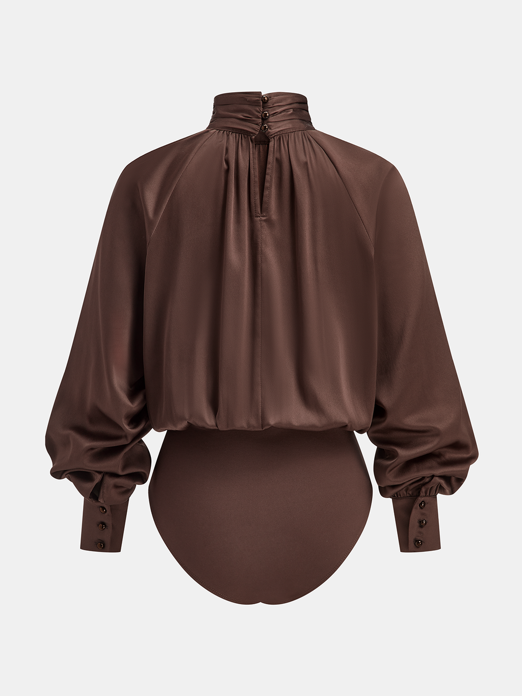 Body Col Roulé en Satin