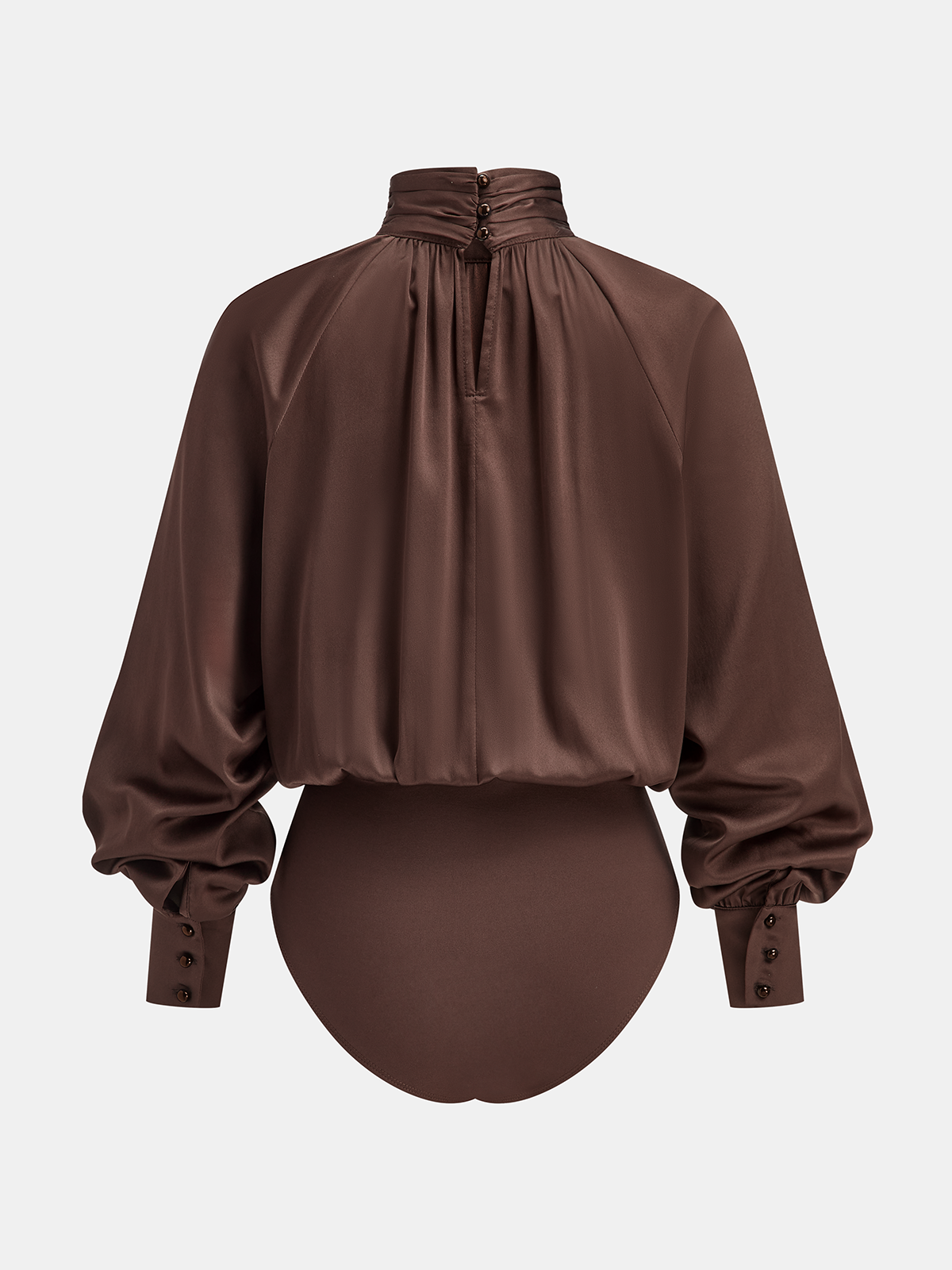 Body Col Roulé en Satin