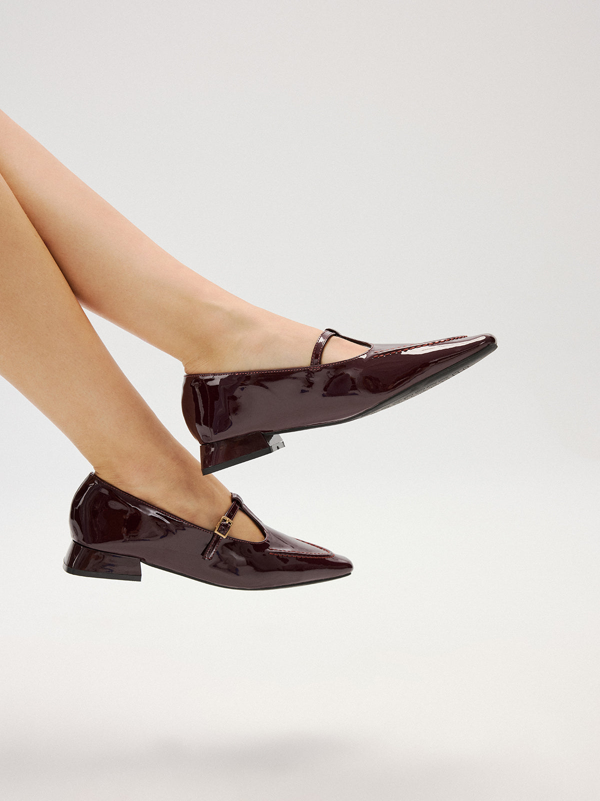 Chaussures Mary Jane à bride en T