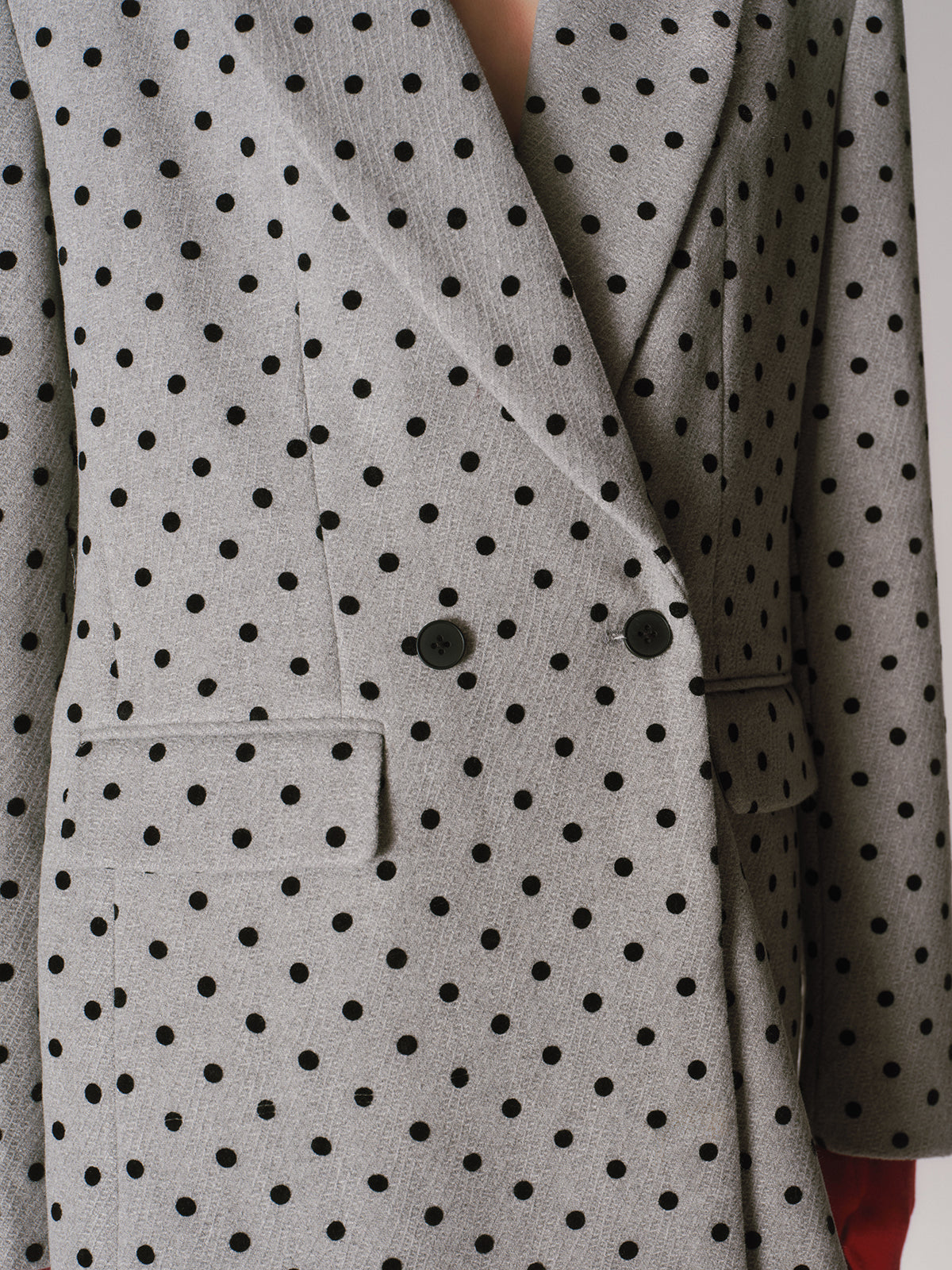 Blazer croisé à pois