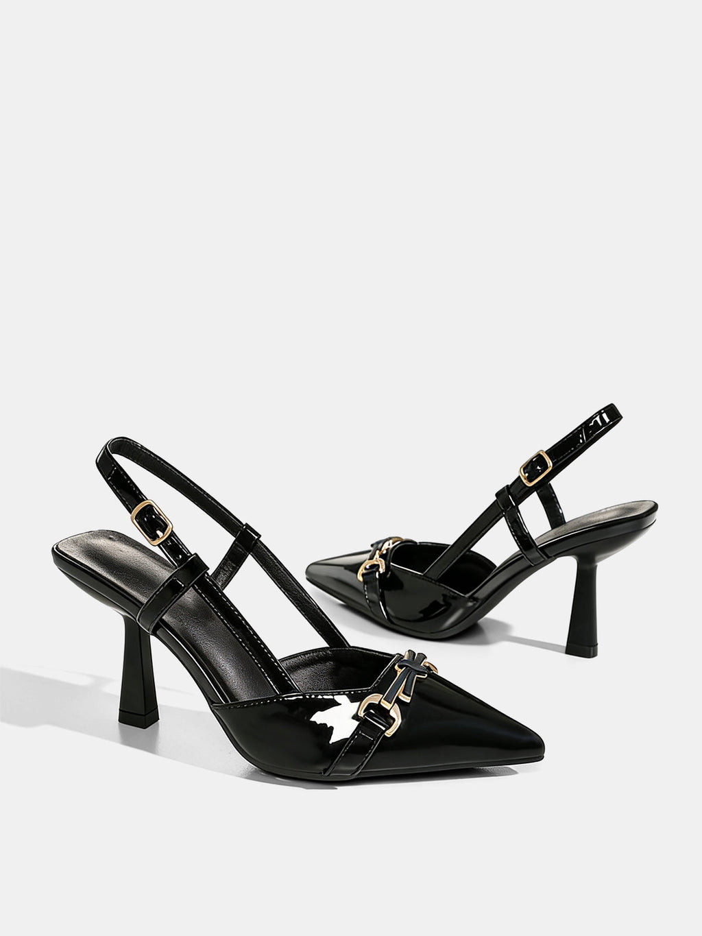 Pointed-Toe Slingback Pumps