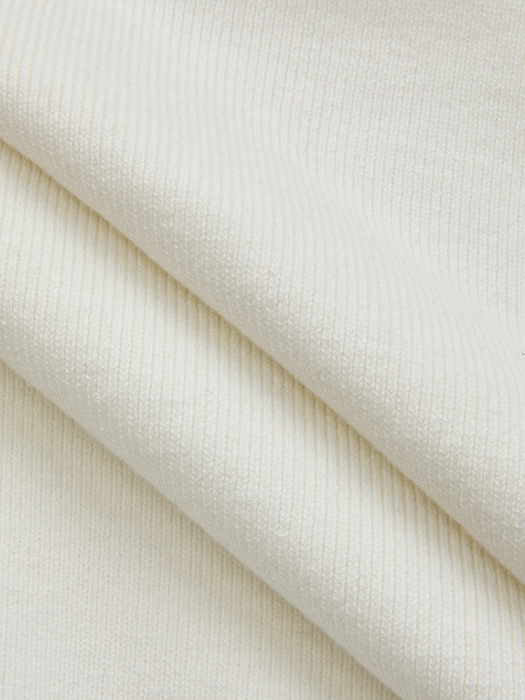 Pull ras-du-cou en maille mélangée de laine à rayures contrastantes