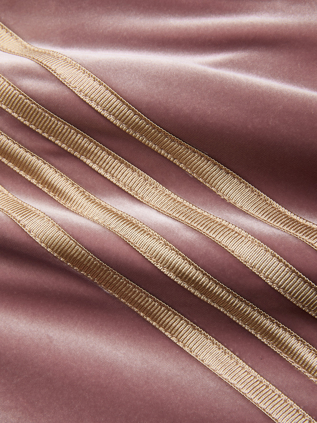 Samthose mit weitem Bein und elastischem Bund