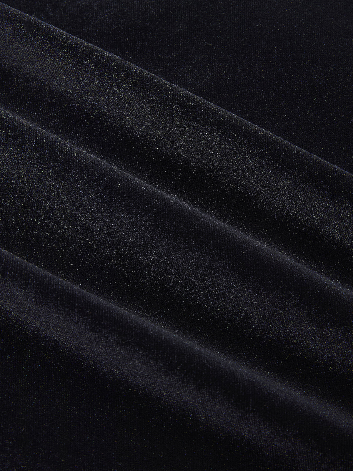 Zipper Detail Velvet Mini Skirt