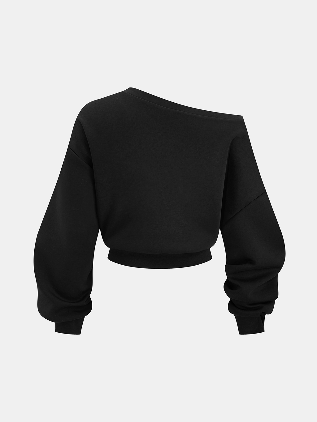 Ensemble sweat à épaules dénudées et pantalon à cordon de serrage