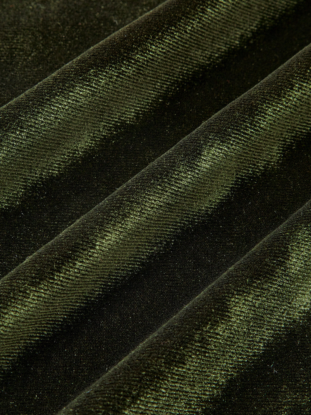 Robe longue fendue drapée en velours sans manches
