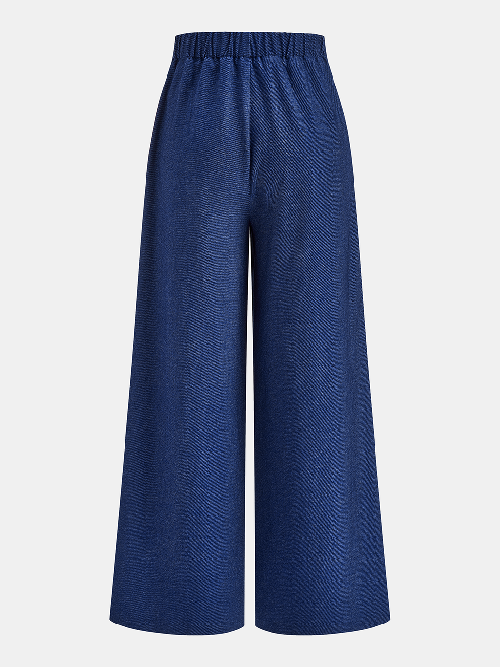 Pantalon large taille croisée