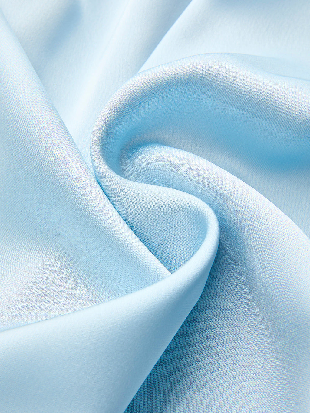 Satinbluse mit drapiertem Knotendetail an der Taille