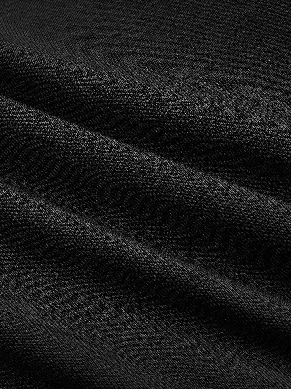Plissiertes Langarmkleid mit Kunstlederdetails