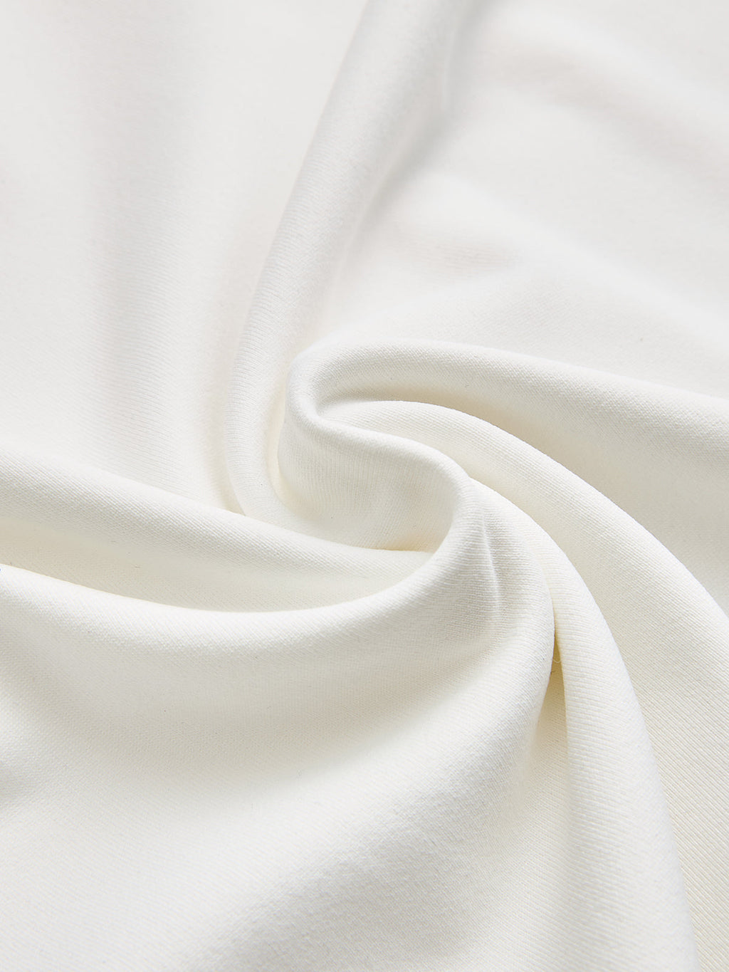 Baumwoll-Off-Shoulder-Top mit Raffungen und langen Ärmeln
