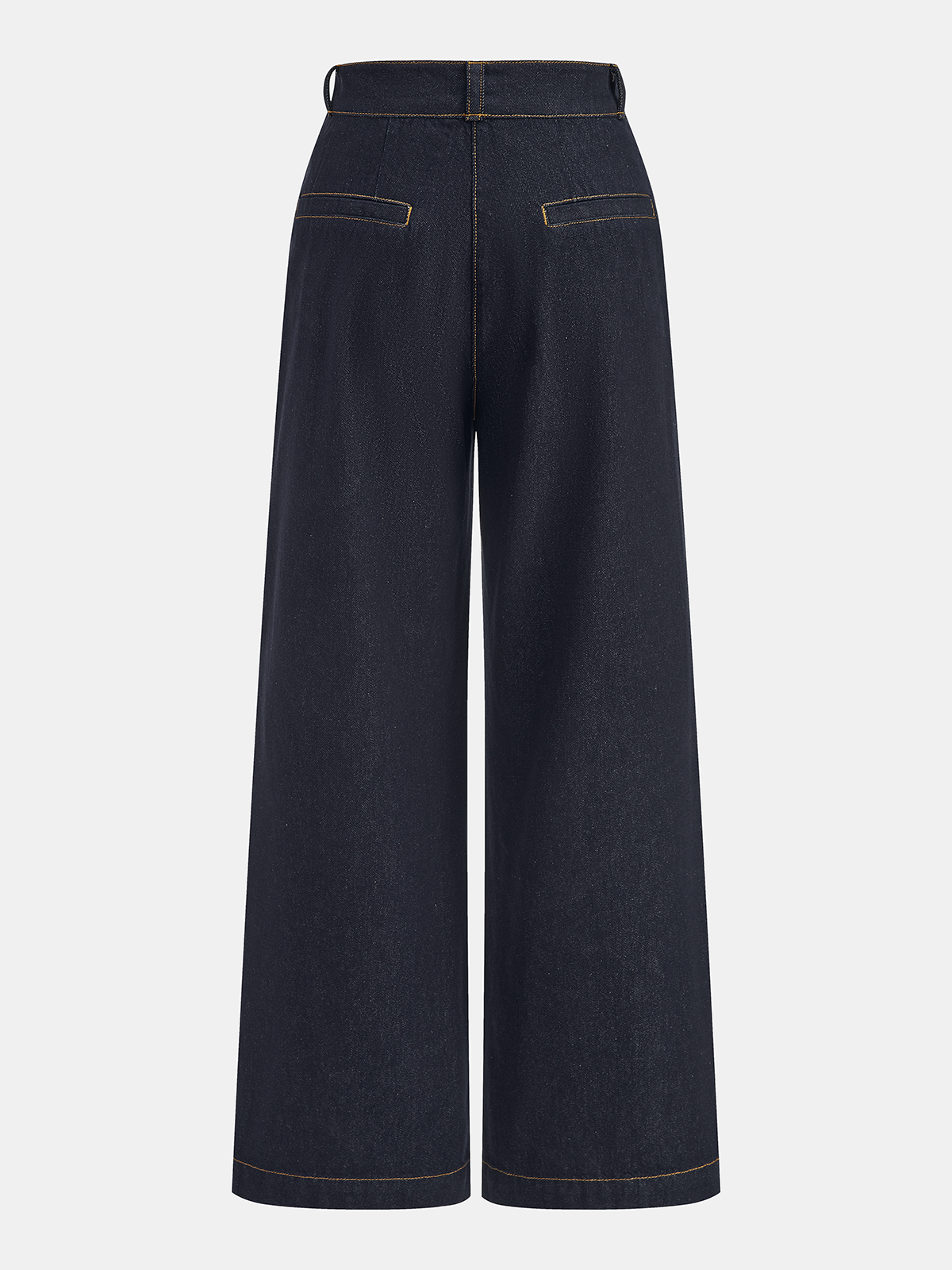 Mid-Waist Wide-Leg Jeans