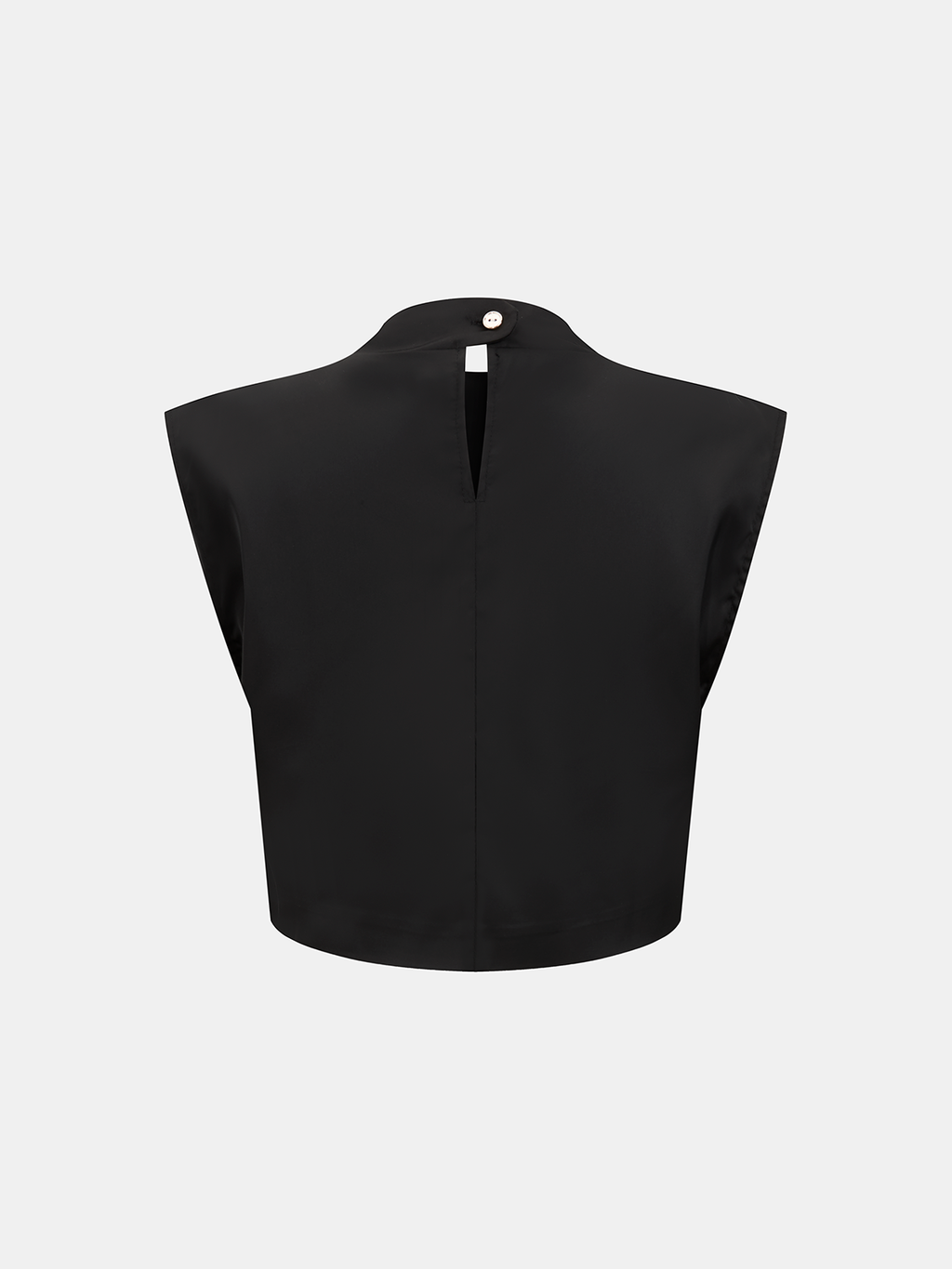 Ensemble top col bénitier satiné et jupe taille haute