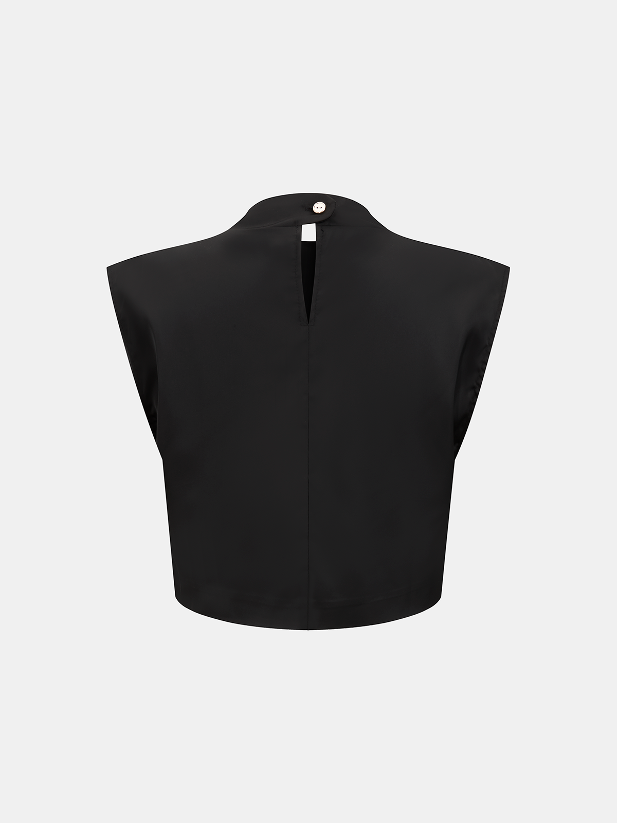Ensemble top col bénitier satiné et jupe taille haute