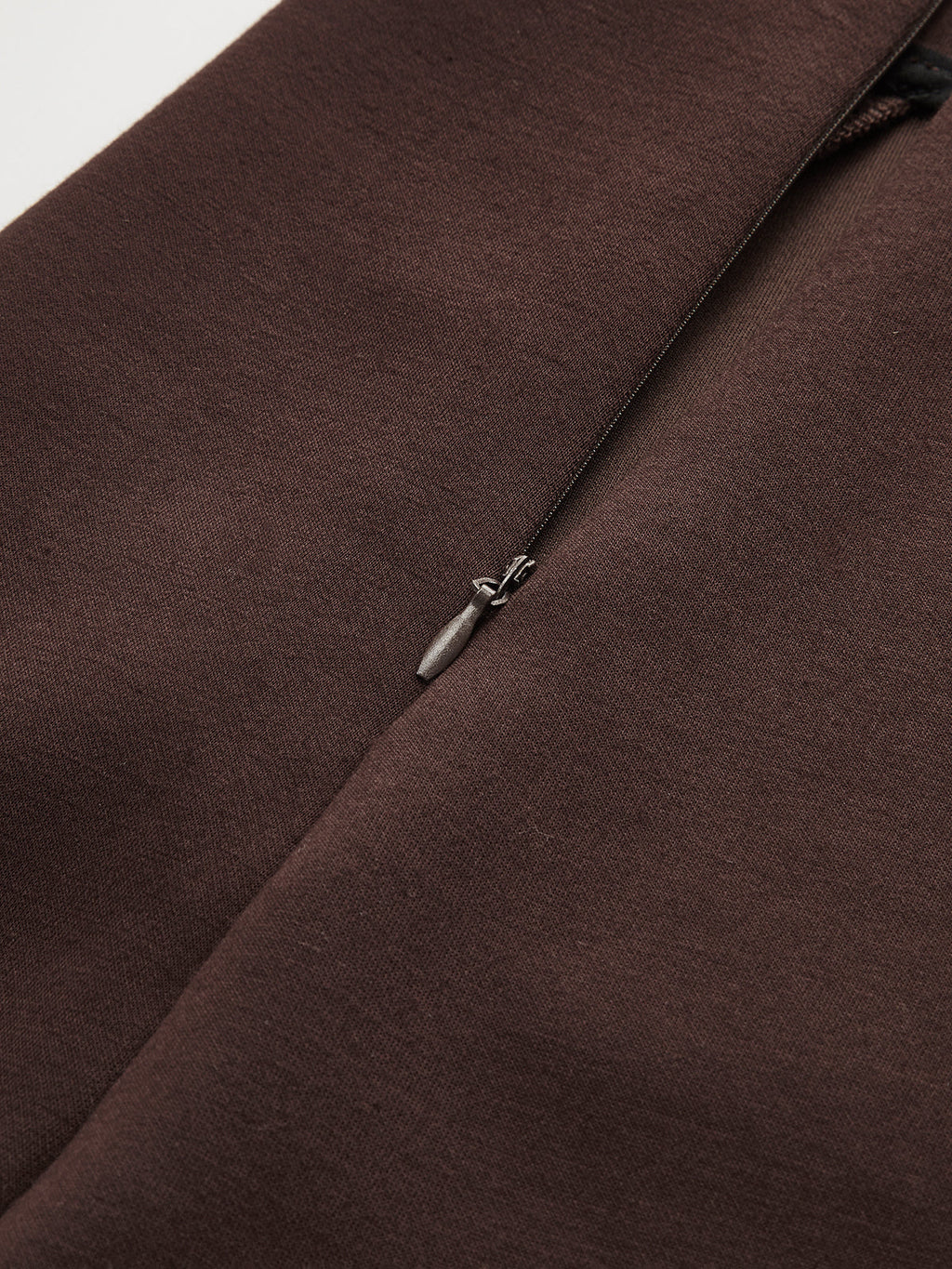 Wave-Hem Air-Layer Midi Skirt