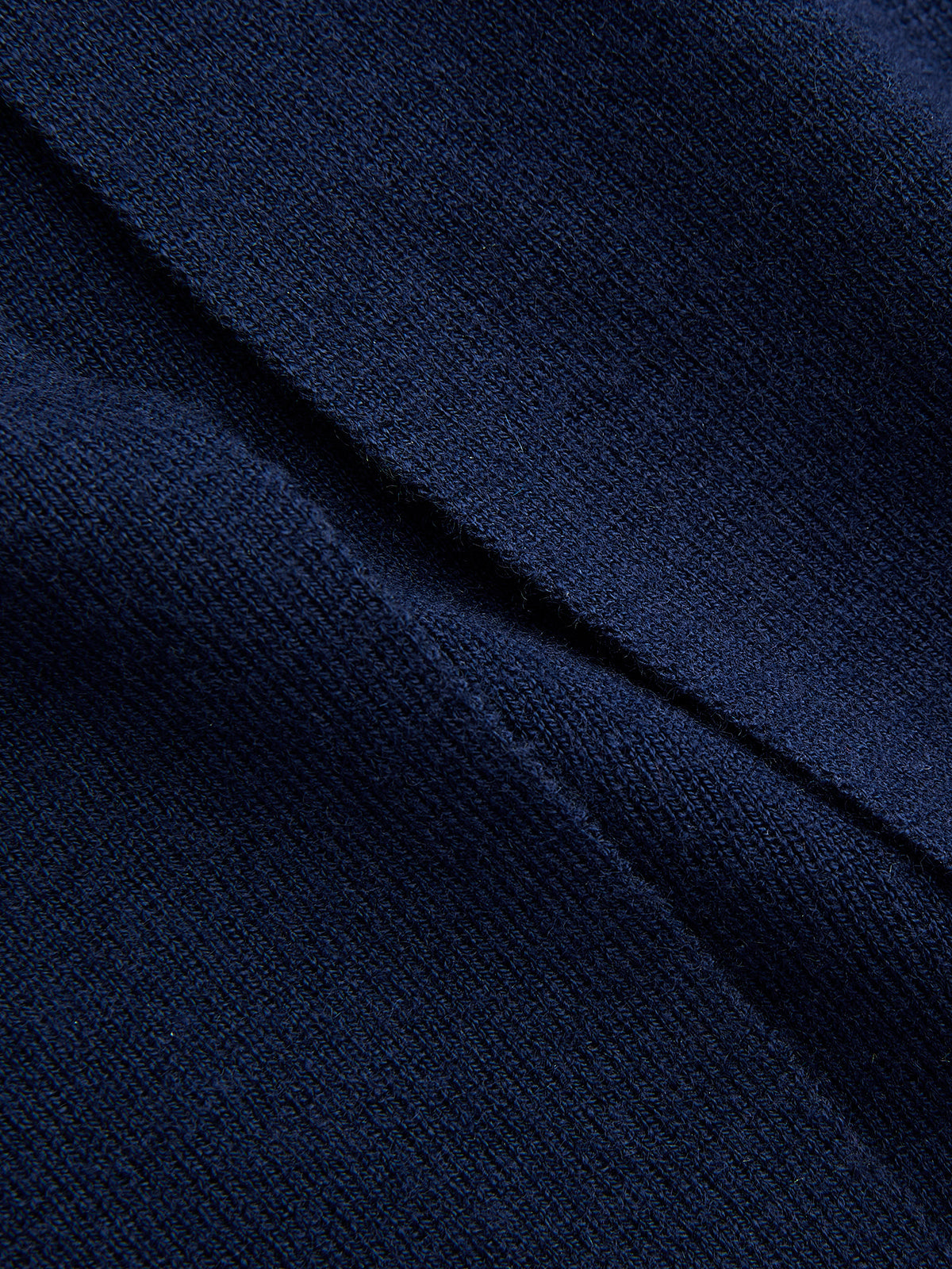 Robe longue en maille mélangée de laine à col en V