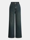 Gerade geschnittene Jeans mit mittelhohem Bund