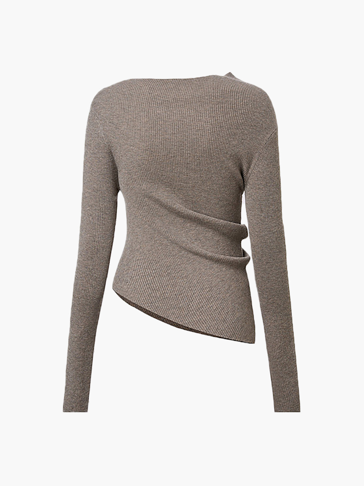 Woll-Mischgewebe Pailletten Stricktop & Rock Set