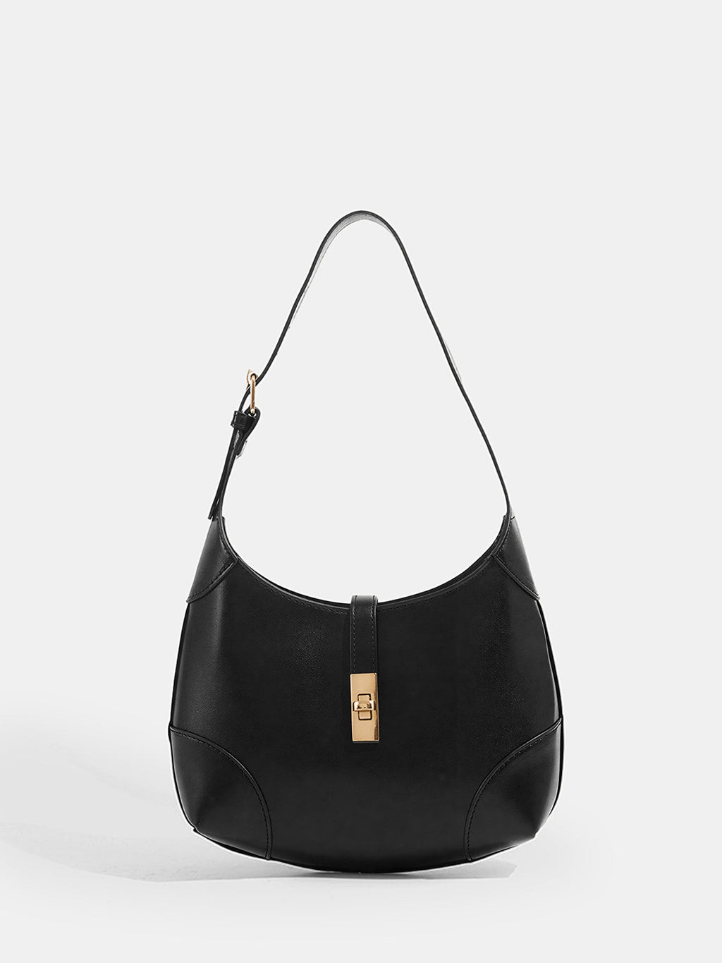 Sac à main hobo à boucle métallique