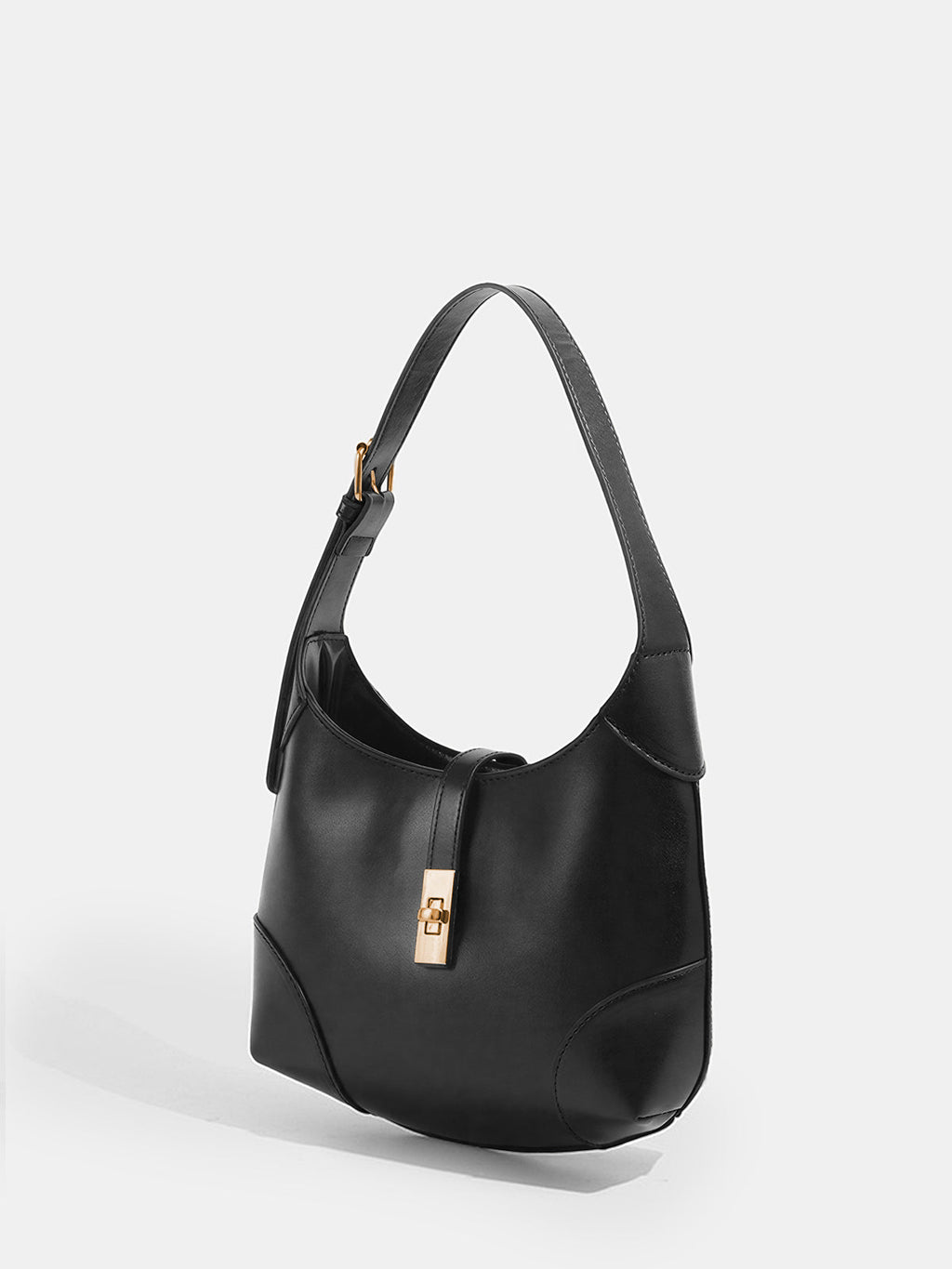 Sac à main hobo à boucle métallique