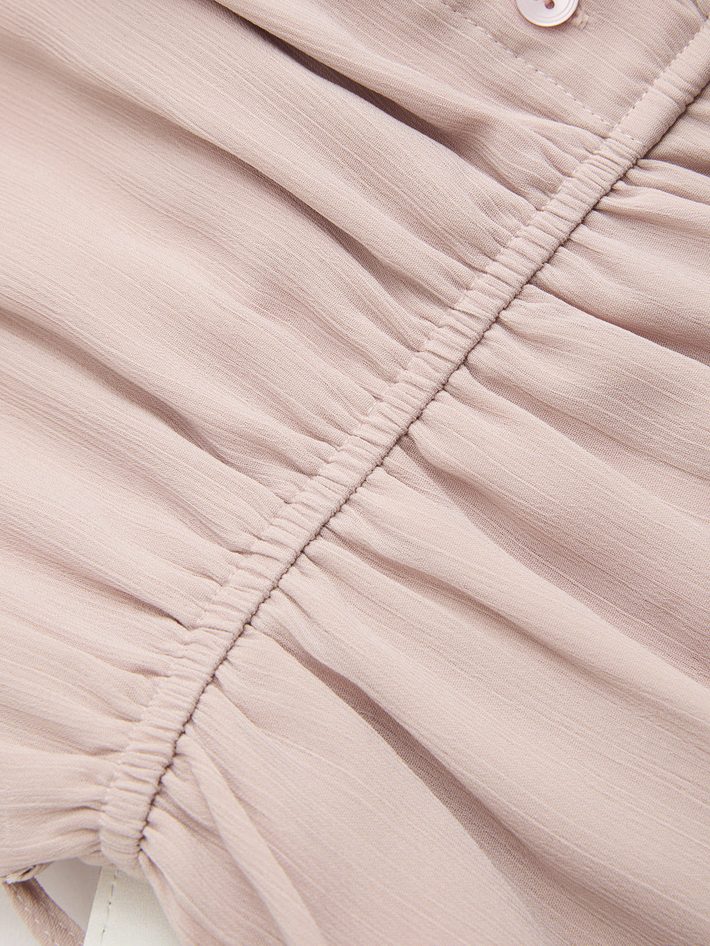 Robe longue en mousseline de soie à manches lanternes et ceinture