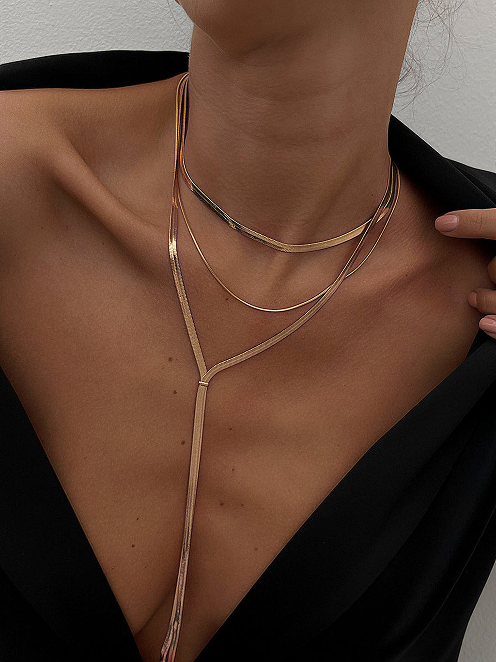 Multi-Layer Lariat Necklace