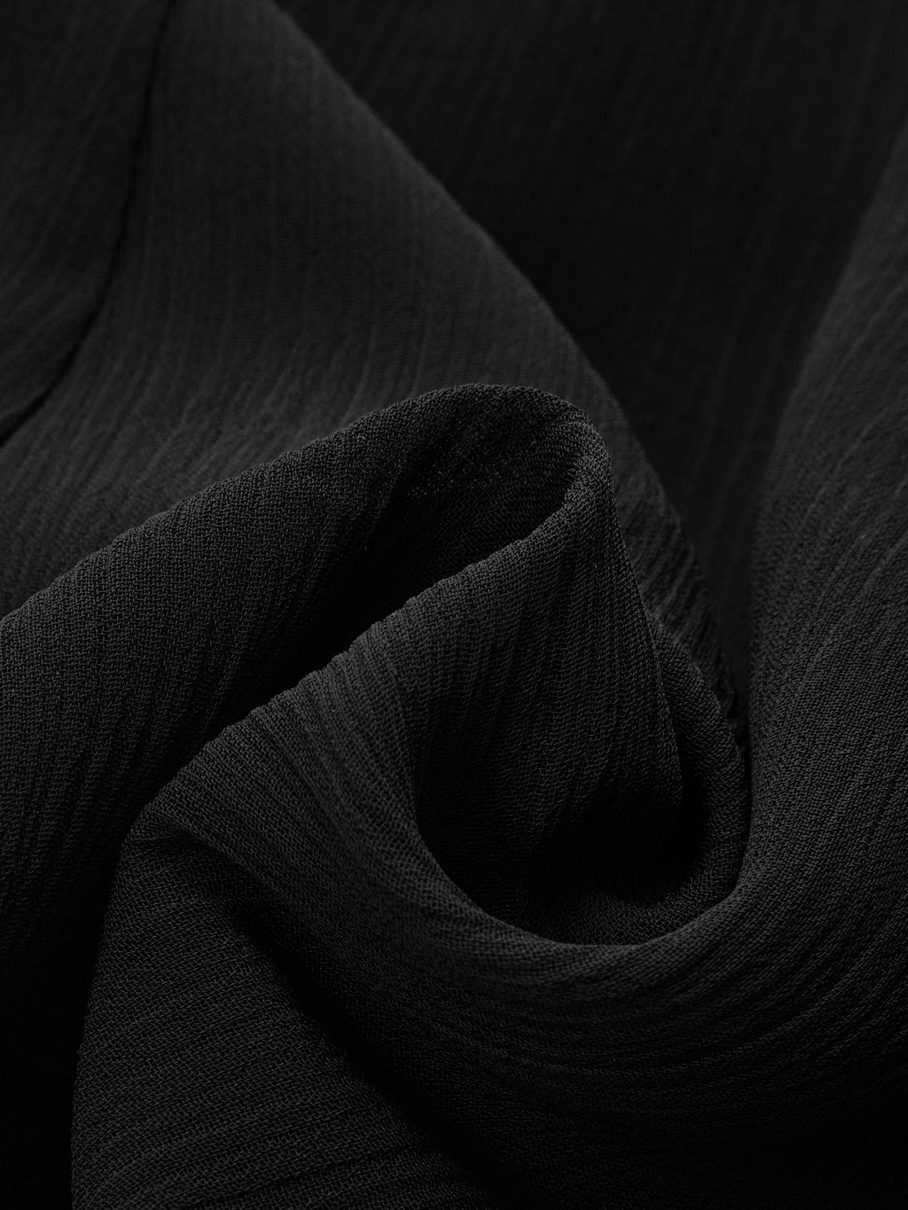 Maxirock aus strukturierter Chiffon