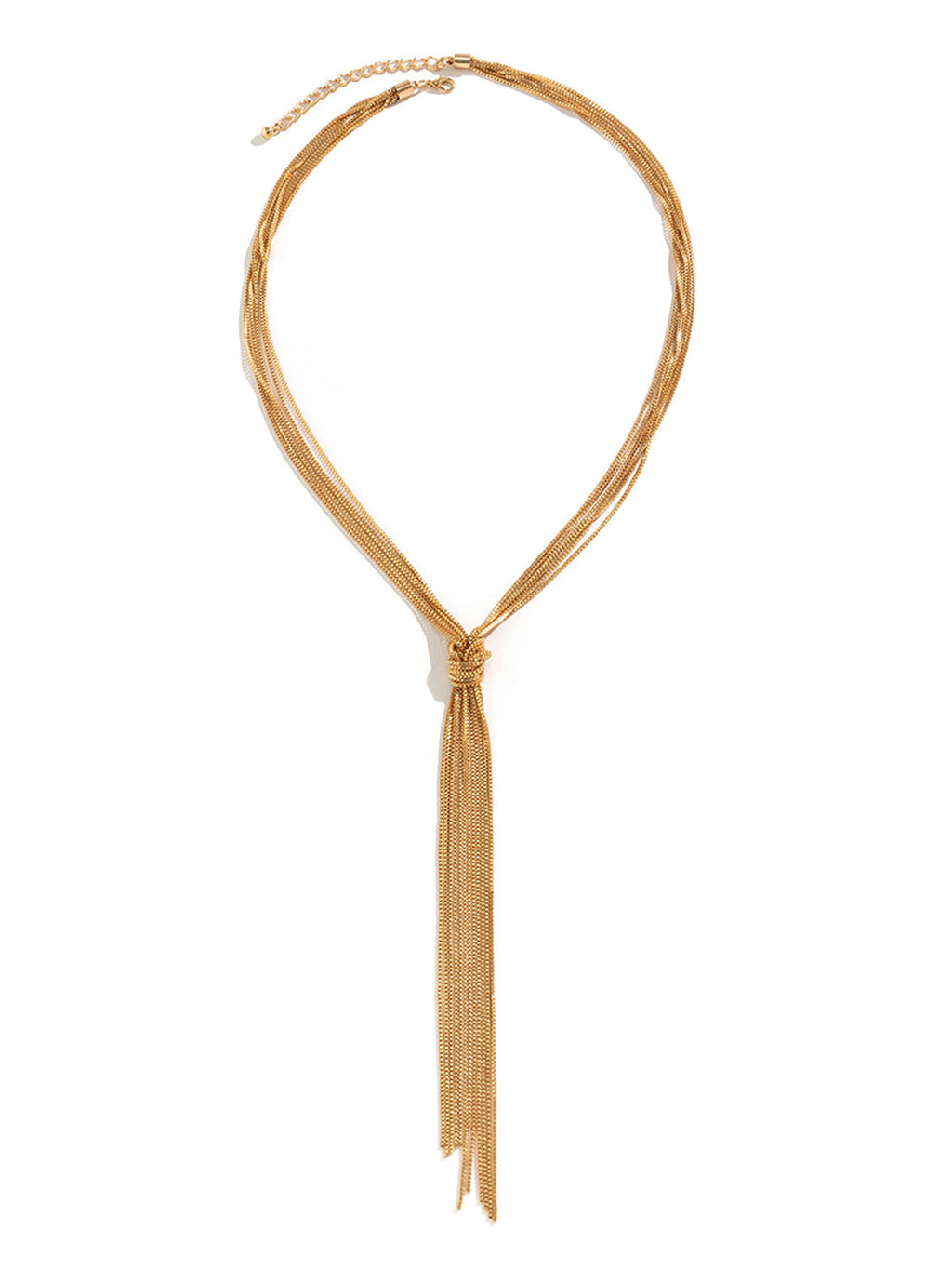 Collier à pampilles en Y à plusieurs brins