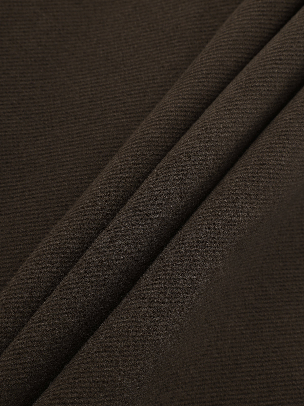Pantalon droit en laine mélangée ceinturé