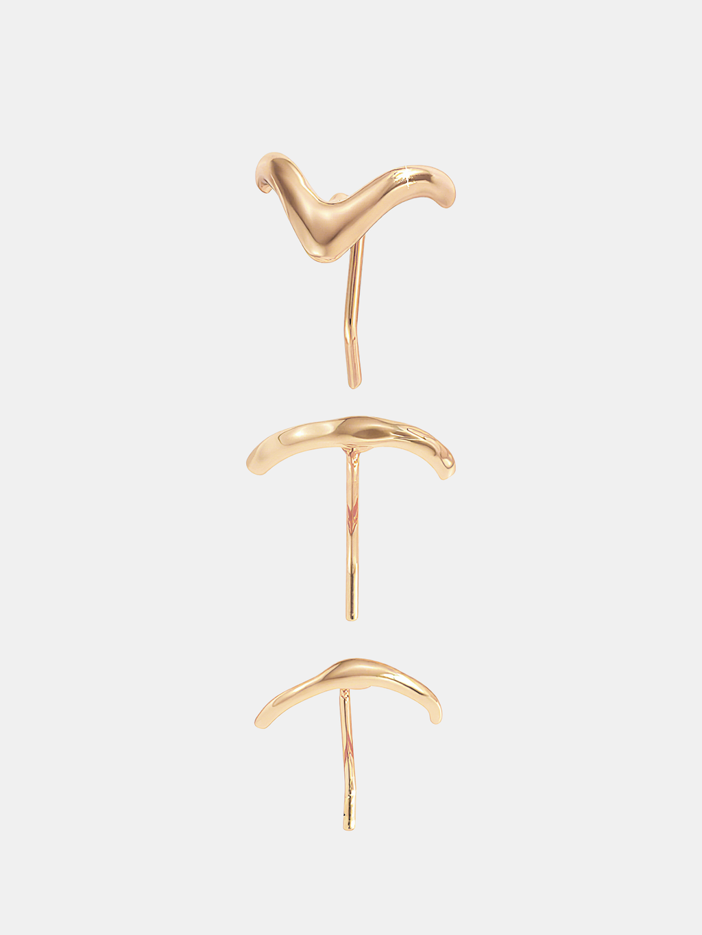 Lot de 3 accessoires de cheveux minimalistes