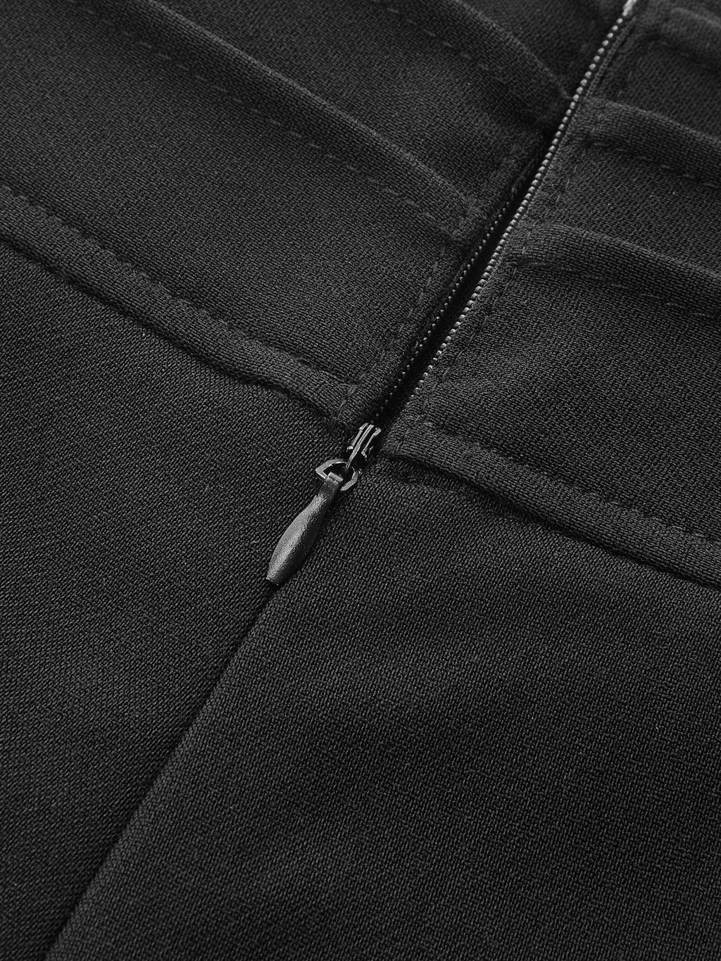 Hochtaillierte A-Linien-Falten-Shorts