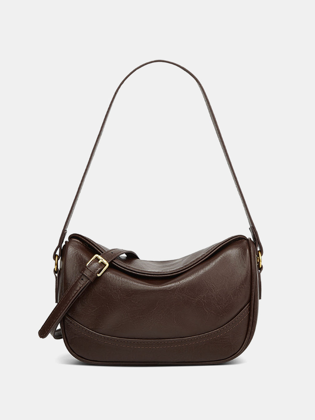 Sac bandoulière rétro croissant